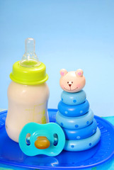 bottle of milk for baby