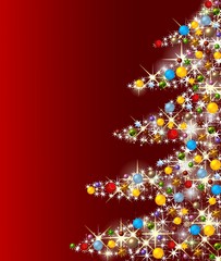 funkelnder weihnachtsbaum