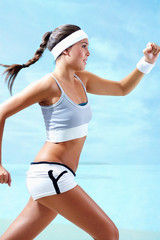 Young runner