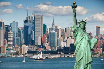 tourism concept for beautiful new york city skyline - 27264666