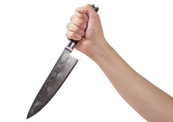 A knife in the hand