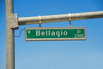 Bellagio sign
