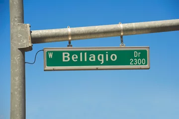 Deurstickers Bellagio sign © Jcamilobernal