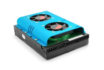Obraz premium hard drive with cooler