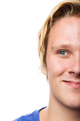 Obraz premium Uśmiechnięty Młody Człowiek