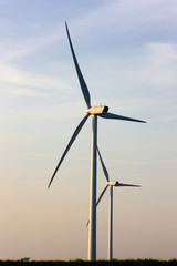 wind turbines, Zeeland, Netherlands