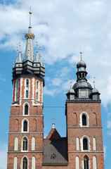 Fototapeta na wymiar the Mariacki church