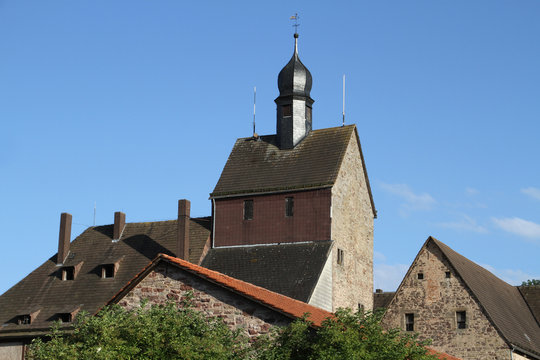 Wasserburg Grohnde (heute Dom&auml;ne)