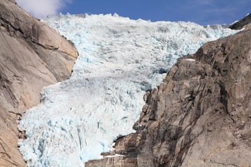 Glacier in Norway - Briksdalsbreen glacier