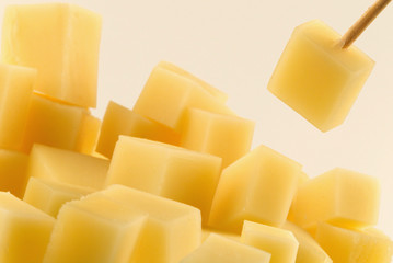 Cubes de gruyère