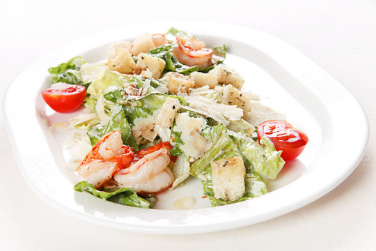 Salad with srimp
