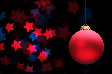 red Christmas ball