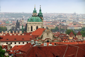 Obraz premium View of the old city from Prague Castle, Czech Republic