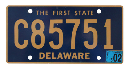 Delaware Autokennzeichen