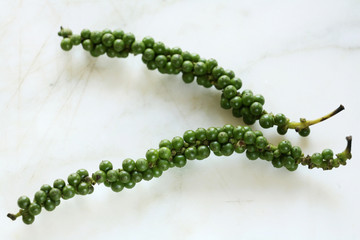 Poivre vert long en grains