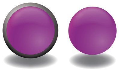 Obraz premium bottone viola