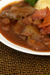 Liver Bacon Onions and Mash Potatoes