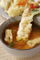 Tempura et soupe 