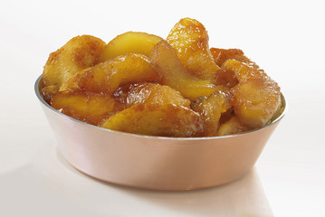 Cassolette de pommes caramélisées