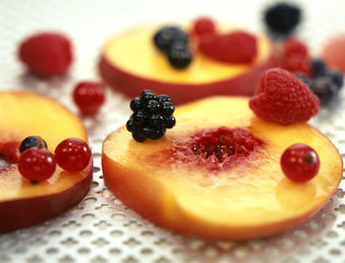 Composition de fruits d'été