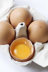 Bo&icirc;te d'oeufs en carton