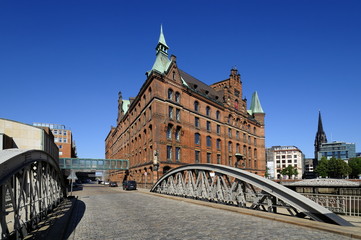 Sandthorquaihof in der Hamburger Speicherstadt