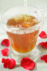 Thé à la rose