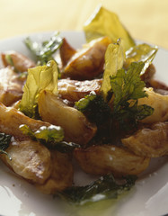 Pommes de terres sautées aux herbes frites