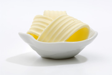 Noisette de beurre dans coupelle