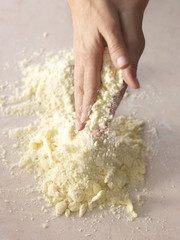 Préparer la pâte sablée 