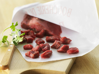 Viande de boeuf crue