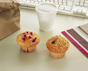 Muffins pour le goûter au bureau