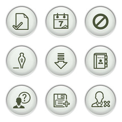 Gray icon with button 2