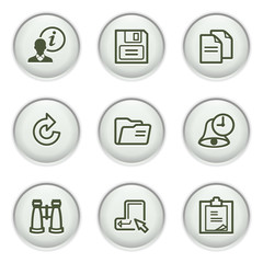 Gray icon with button 3