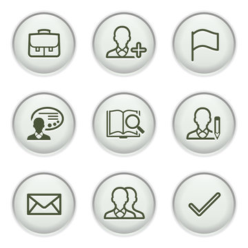 Gray icon with button 1