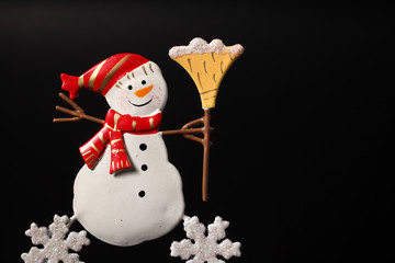 decorazione di natale - pupazzo di neve