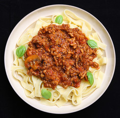 Pasta with Bolognese Sauce © Joe Gough