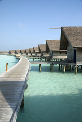 Jetty to the overwater bungalow