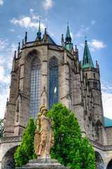 Cathédrale Sainte Marie sur le Domberg à Erfurt