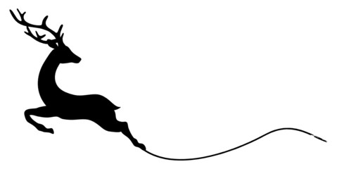 Jumping Reindeer Background © Jan Engel