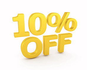 10% OFF - 3d render