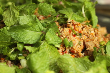 Larb, Thai food, delicious thai food