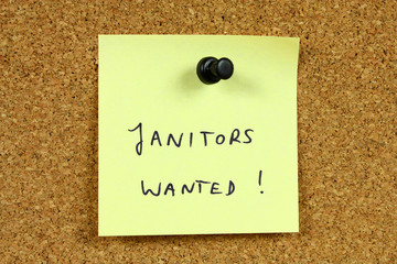 Job offer - janitors wanted