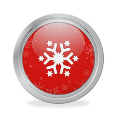 Bottoni 3D Fiocco di Neve