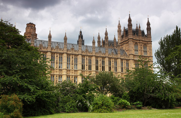 Houses of parliament or Westminster Palace  in London