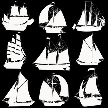 Sailing ships collection