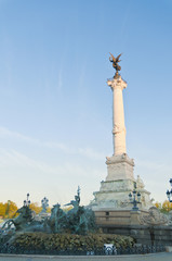 Fototapeta na wymiar Girondins monument at Bordeaux, France