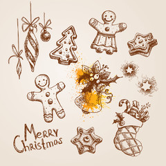 Set of Christmas icons - 27324890