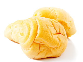 Three baked rolls