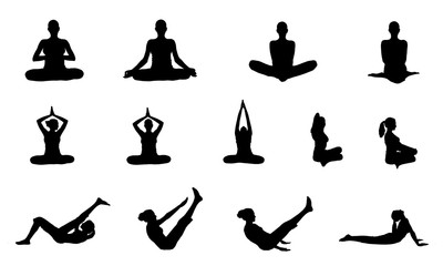 The Yoga Indian girl